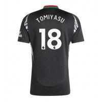 Arsenal Takehiro Tomiyasu #18 Fußballbekleidung Auswärtstrikot 2024-25 Kurzarm